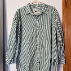 Universal Thread Mint Striped Shirt